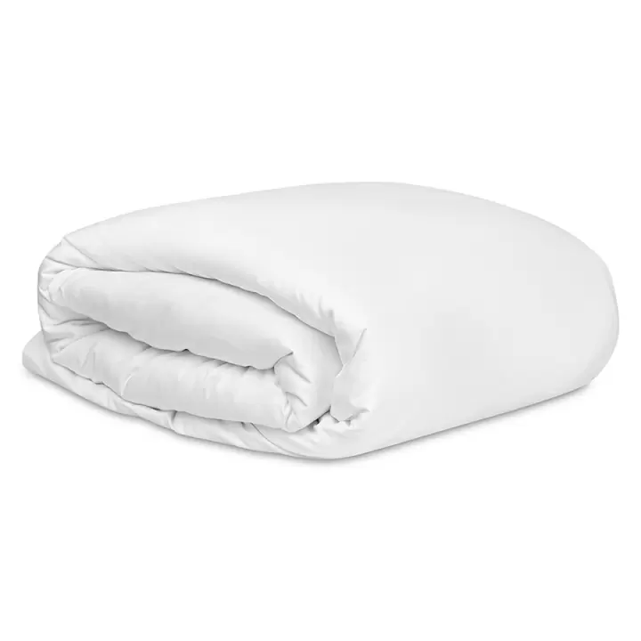 Комплект постельного белья из плотного сатина белого цвета из коллекции essential, 150х200 см