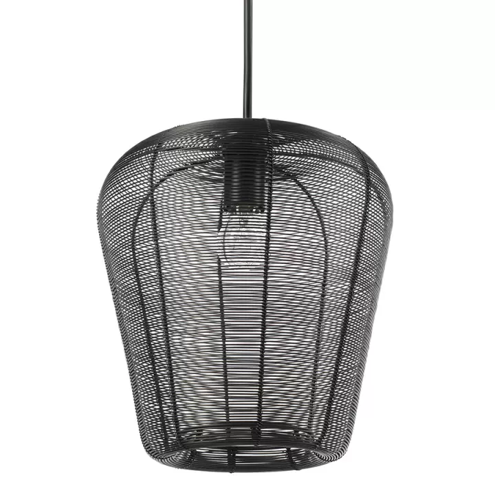 Светильник подвесной vinger, D28х30 см, черный