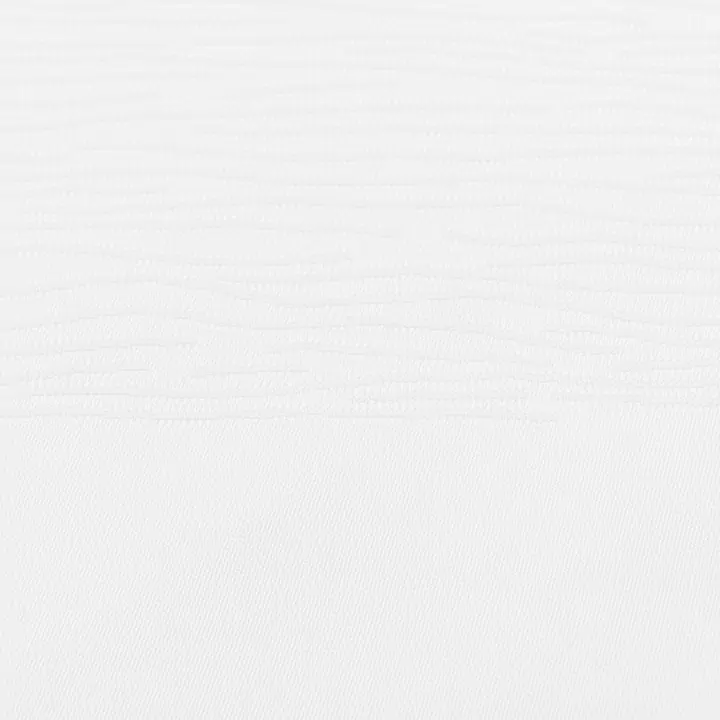 Скатерть жаккардовая белого цвета из хлопка с вышивкой из коллекции essential, 180х180 см