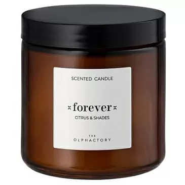 Свеча ароматическая the olphactory, forever, citrus&shades, 60 ч