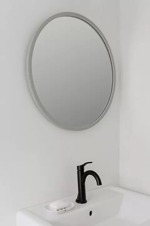 Зеркало настенное Umbra Hub D61 см, серое