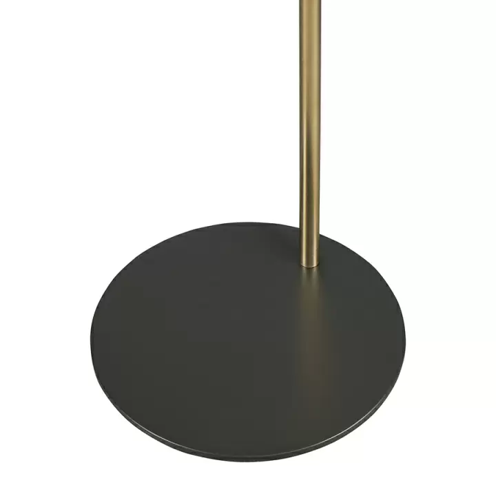 Торшер enkel kopp, 142 см, черный/золотистый