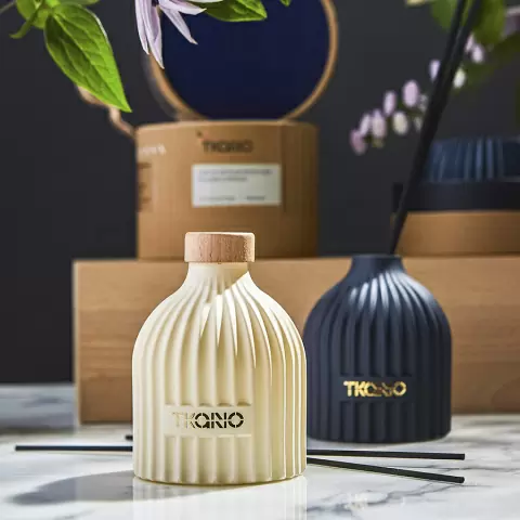 Диффузор ароматический sandalwood, bergamot & citrus из коллекции edge, 200 мл, тёмно-синий