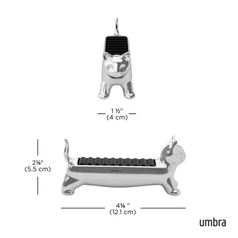 Держатель для колец и серег Umbra Ali Cat из металла, хром