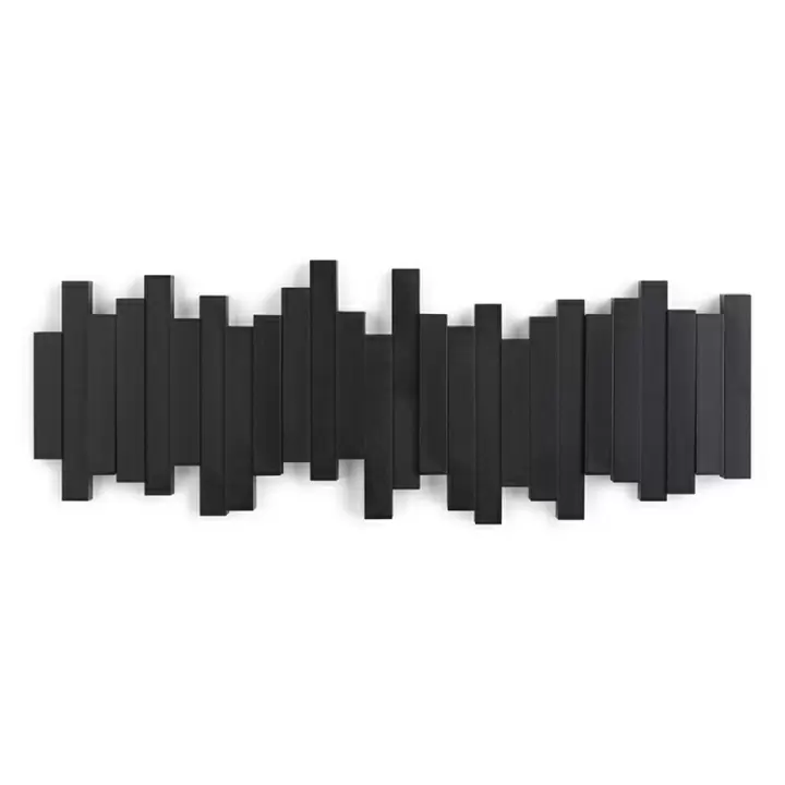 Вешалка настенная Umbra Sticks 5 крючков, черная
