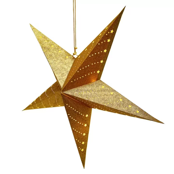 Led-светильник подвесной star 60 см., золотой