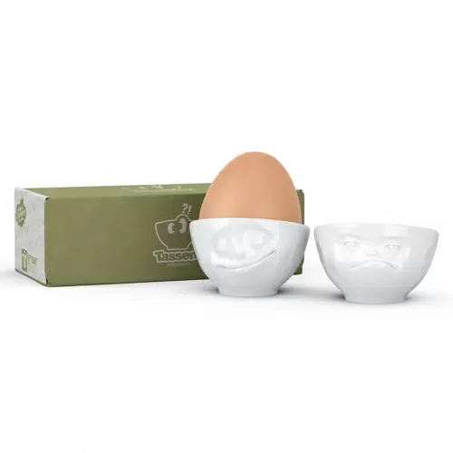Набор подставок для яиц Tassen Happy & HMPFF, 2 шт, белый