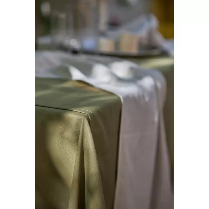 Скатерть на стол оливкового цвета из коллекции wild, 170х250 см