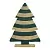 Декор новогодний trendy stripes из джута и гофрированного картона из коллекции new year essential