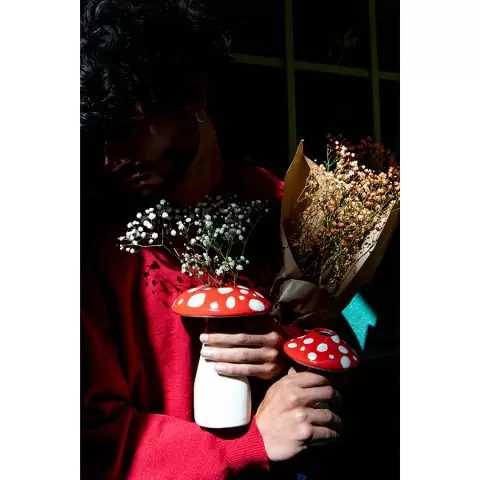 Ваза для цветов amanita, 15 см