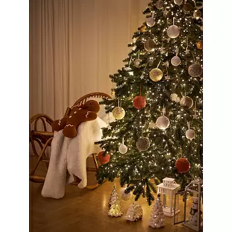 Набор ёлочных украшений fluffy white из коллекции new year essential, 3 шт.