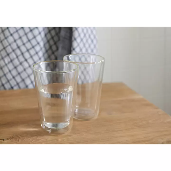 Набор стаканов с двойными стенками, 400 мл