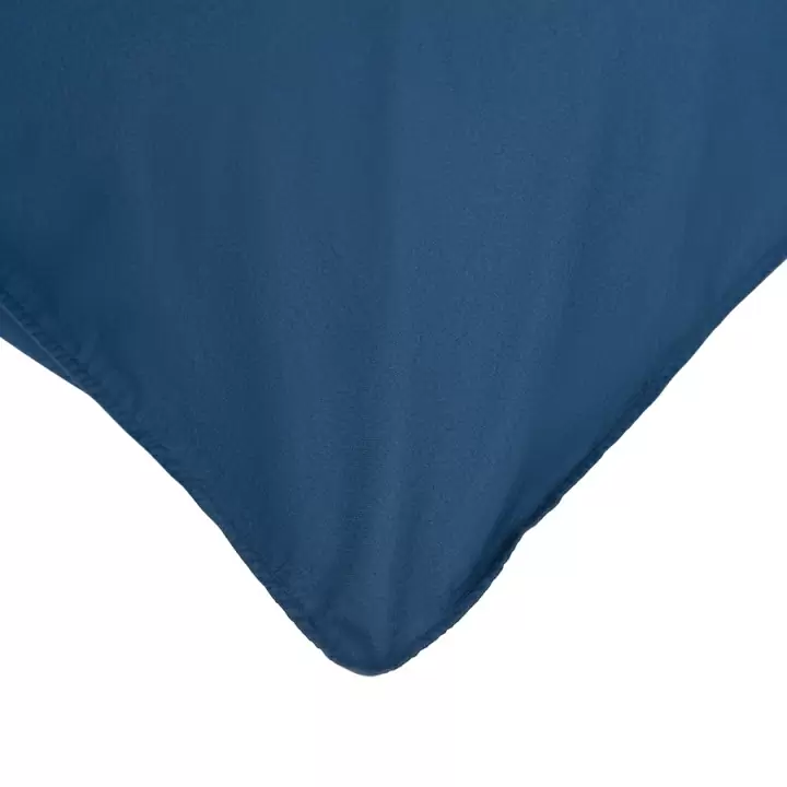 Набор из двух наволочек темно-синего цвета из органического стираного хлопка из коллекции essential