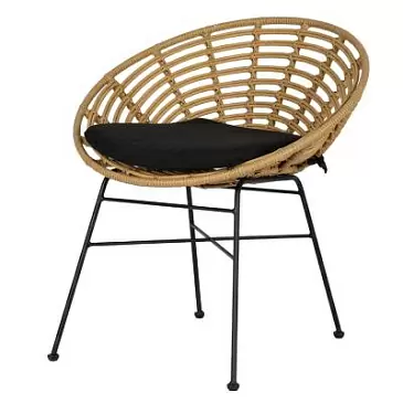 Стул vetle round, ротанг