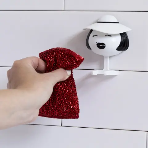 Держатель для губки Peleg Design Mrs. Sponge — кухонный держатель на присоске для раковины и ванны