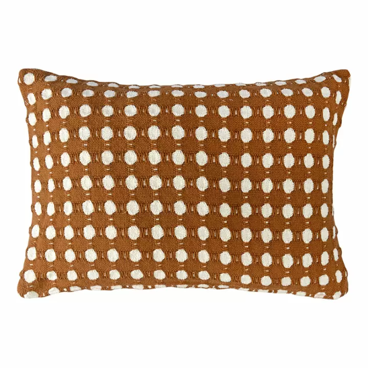 Чехол на подушку из хлопка polka dots карамельного цвета из коллекции essential, 40x60 см