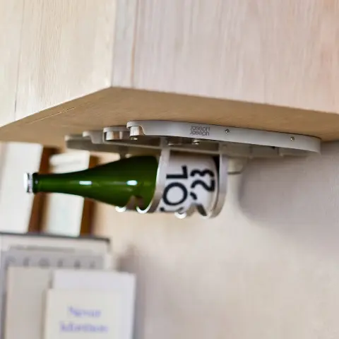 Подставка для бутылок под шкаф Joseph Joseph Cradle, складная полка для вина на 4 бутылки