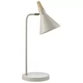 Лампа настольная thor, D25х57 см, бежевая