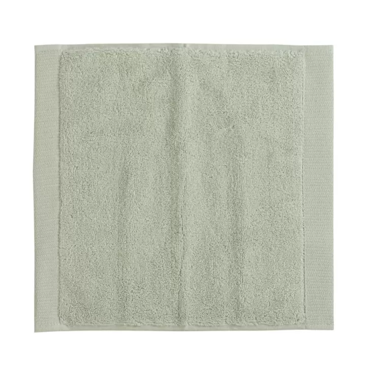 Полотенце для лица мятного цвета из коллекции Tkano Essential, 30х30 см