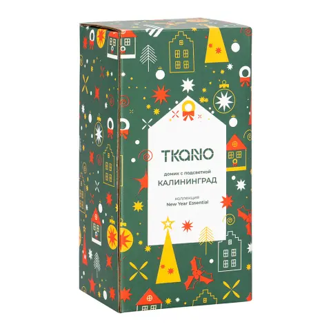 Домик с подсветкой Калининград из коллекции new year essential, 16 см
