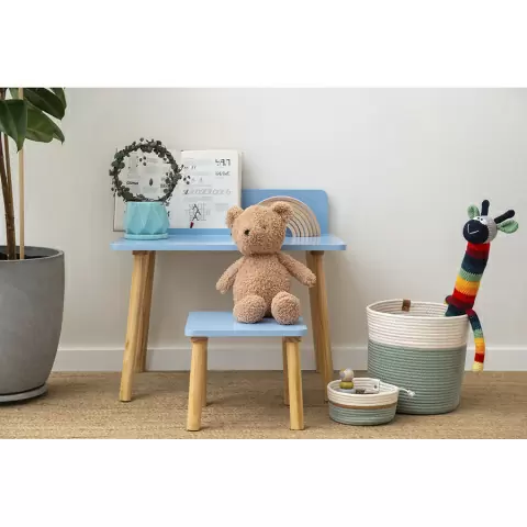 Корзина для хранения Bergenson Bjorn Ciary, D30х30 см, бежевая/оливковая