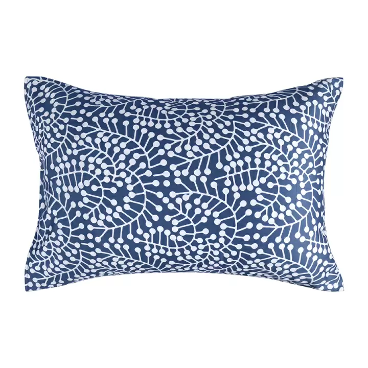 Комплект постельного белья темно-синего цвета с принтом Спелая смородина из коллекции scandinavian touch, 150х200 см
