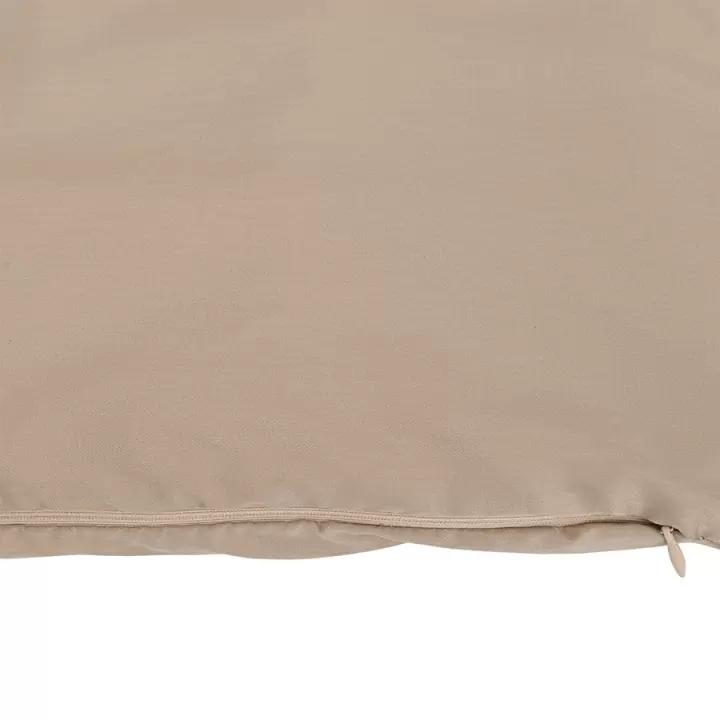 Комплект постельного белья из сатина светло-коричневого цвета из коллекции essential, 200х220 см