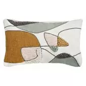 Чехол на подушку с объемным геометрическим рисунком из коллекции ethnic, 35х60 см
