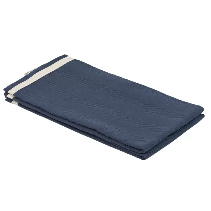 Набор из двух кухонных полотенец саржевого плетения темно-синего цвета Tkano из коллекции Essential, 50х70 см