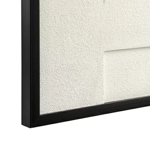 Панно декоративное с эффектом 3d minimalism, 50х70 см, белый\бежевый