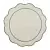 Салфетка под приборы anemone из коллекции trendy ruffles, D38 см, серый