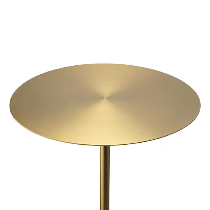 Столик кофейный gryd, D40 см, золотистый
