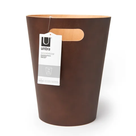 Корзина для мусора Umbra Woodrow, эспрессо