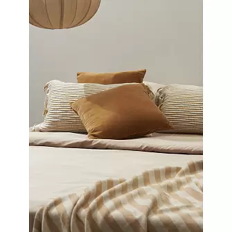 Чехол на подушку горчичного цвета clouds из коллекции ethnic, 35х60 см