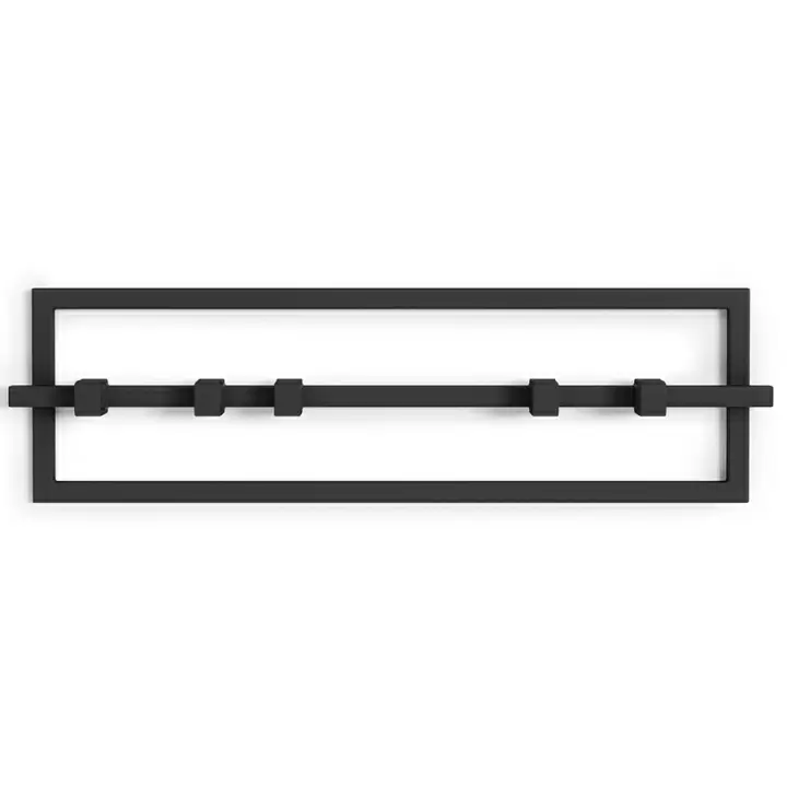 Вешалка настенная Umbra Cubiko 5 крючков, черная