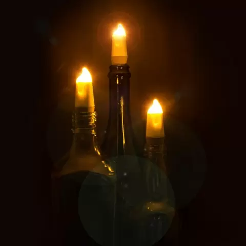 Пробка для бутылки bottlelight с подсветкой и usb