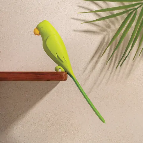 Силиконовая лопатка-скребок для банок OTOTO Parry Parrot, для джема, паст и соусов