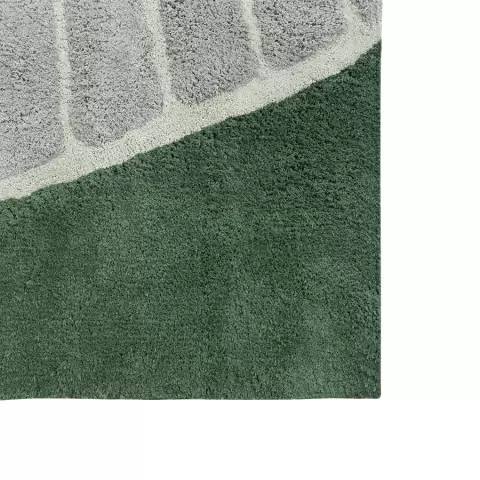 Ковер из хлопка с рисунком tea plantation из коллекции terra, 120х180 см