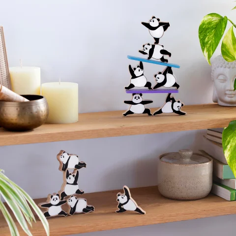 Игра на баланс Peleg Design Zen Panda, настольная игра с пандами для детей и взрослых