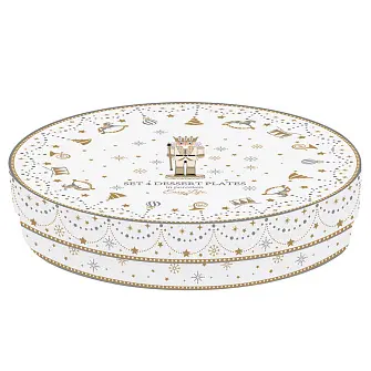 Набор десертных тарелок royal nutcracker, D19 см, 4 шт.