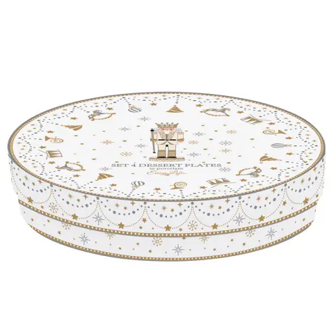 Набор десертных тарелок royal nutcracker, D19 см, 4 шт.