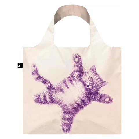 Складная сумка LOQI ARMANDO VEVE Flying Purr-ple Cat