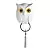 Держатель для ключей Qualy Night Owl, белый