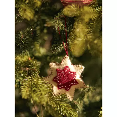 Набор елочных украшений из фетра christmas stars из коллекции new year essential