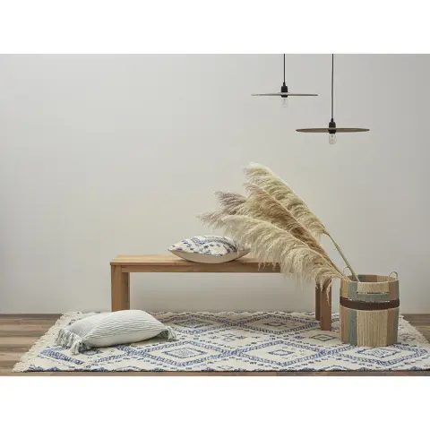 Чехол на подушку мятного цвета clouds из коллекции ethnic, 35х60 см