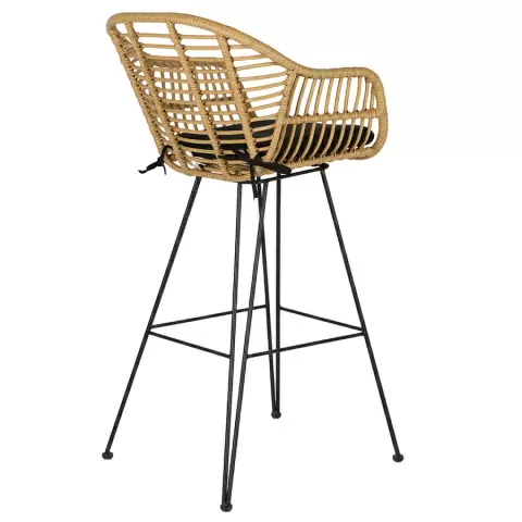 Стул барный vetle bent, ротанг