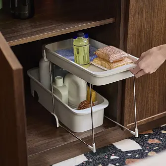 Органайзер для шкафа Joseph Joseph CupboardStore, двухъярусный контейнер для хранения бытовой химии