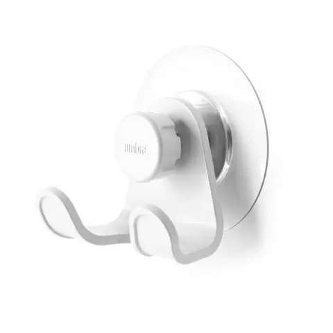 Двойной крючок для душа Umbra Flex, белый