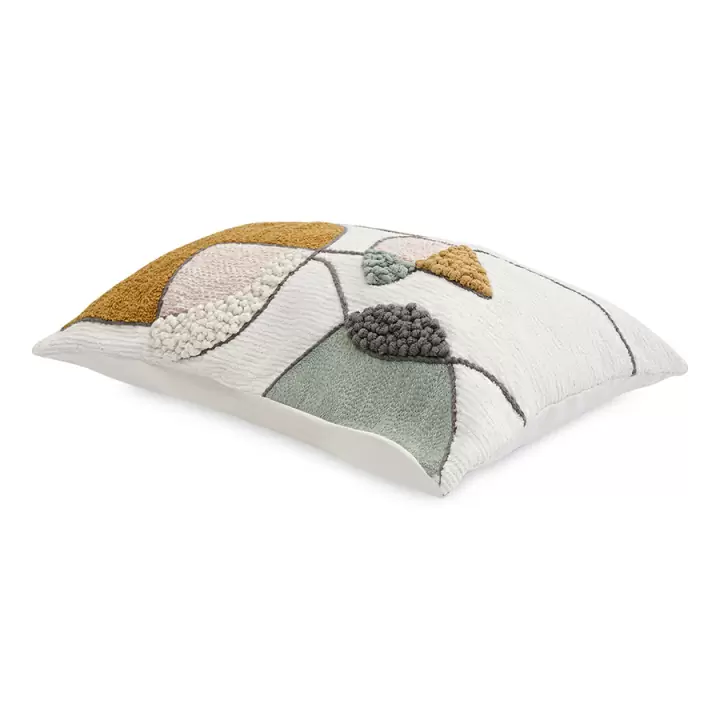 Чехол на подушку с объемным геометрическим рисунком из коллекции ethnic, 35х60 см