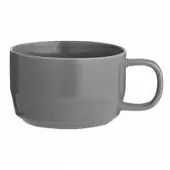 Чашка для каппучино cafe concept 400 мл темно-серая